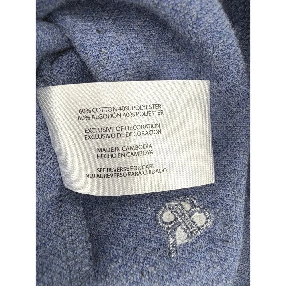 Banana Republic Sweatshirt Blue Crewneck Logo Pullover Outdoor Casual Men L EUC